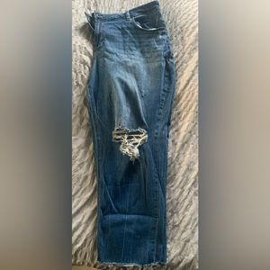 Old Navy Straight Ankle (Size 24) With Distressing